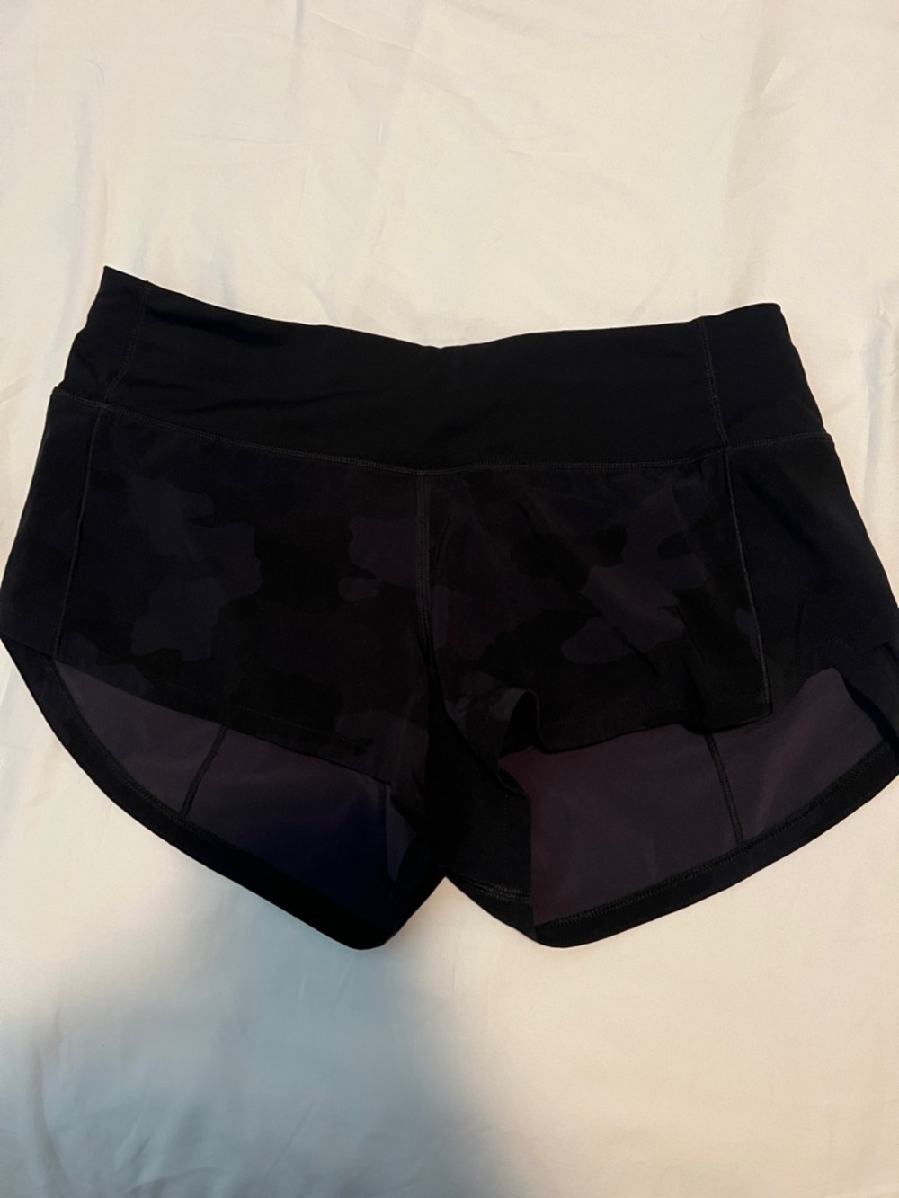 lululemon athletica Black Camo Print Athletic Shorts